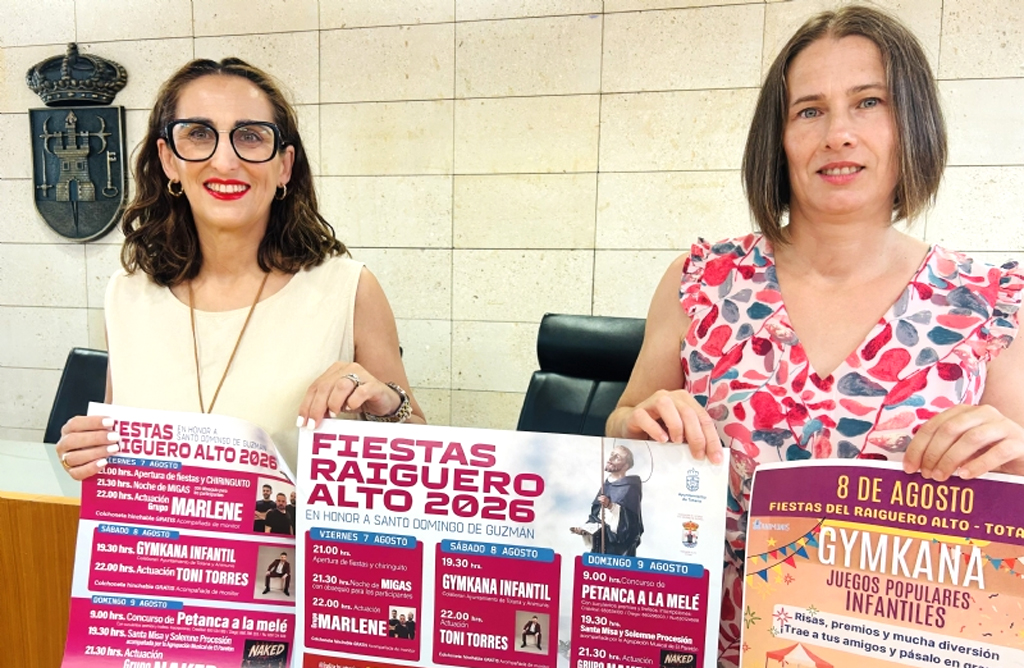 El Raiguero Alto se viste de gala este fin de semana con sus fiestas en honor a Santo Domingo de Guzmán
